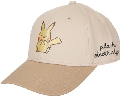Amazon.com: Bioworld Pokemon Chibi Pikachu Women's Green Baseball